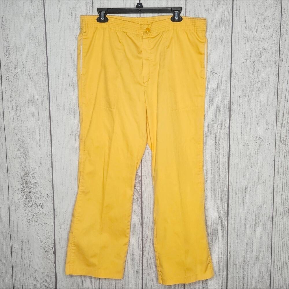 Vintage Activewear by Sears Mustard Yellow Casual Pants, size Medium